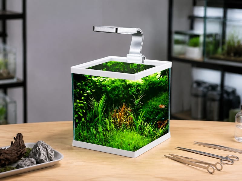 Kits de acuario con luz LED: guía de compra mayorista — practical setup example