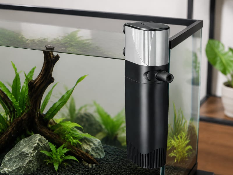 Filtros de mochila para acuario: guía de compra mayorista — practical setup example