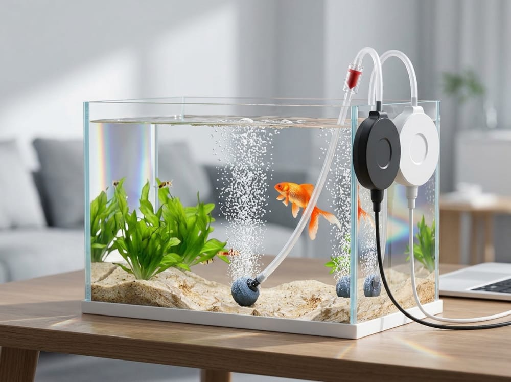Función del aireador de acuario en España: aquarium guide image 1