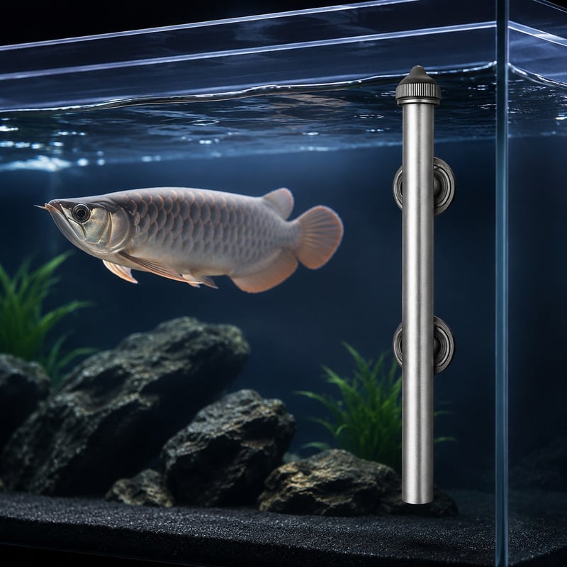 Imagen de detalle 3 del calentador de acuario digital de tipo dividido para arowana WK001, modelo WK001, para mayoristas y compradores OEM de equipos para acuarios