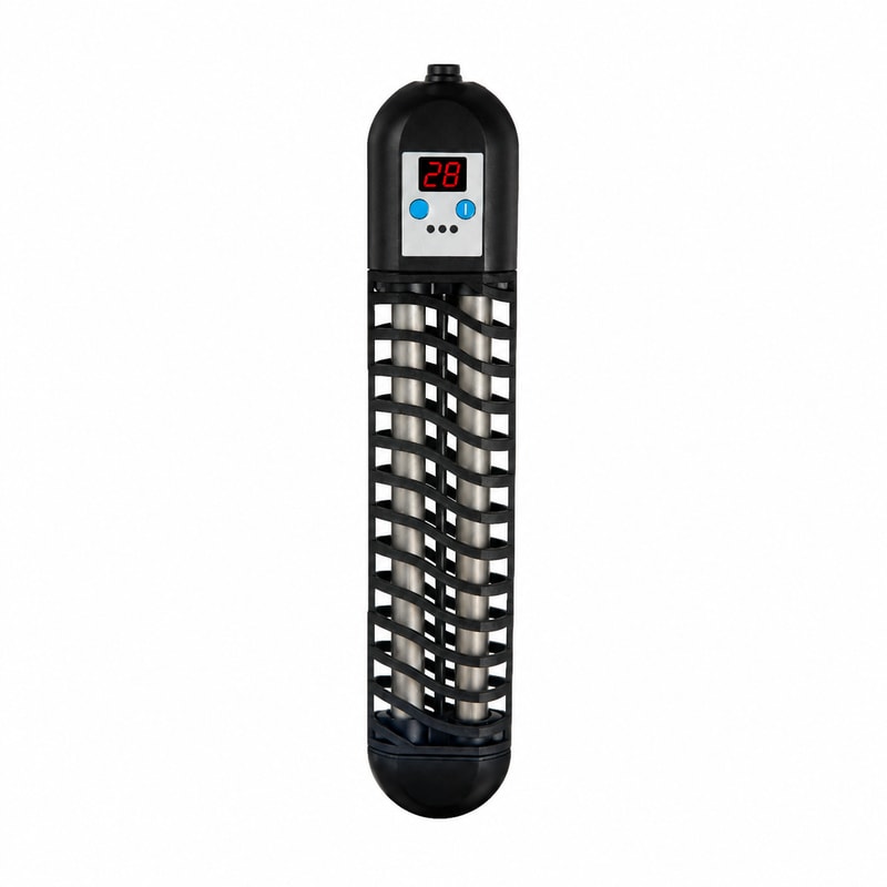 WK002 Calentador de titanio de doble tubo para acuarios, para equipos de acuarios, venta al por mayor, OEM y suministro a distribuidores