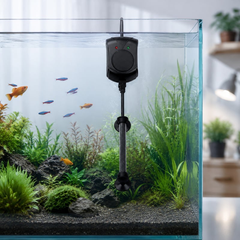 Imagen de detalle 3 del calentador de acuario digital WK003, modelo WK003, para mayoristas y compradores OEM de equipamiento para acuarios