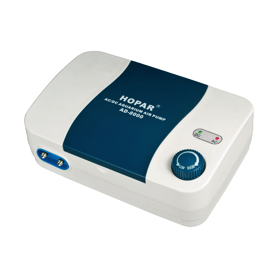Imagen de detalle 2 de la bomba de aire recargable para acuarios WK009 AD-8000, modelo WK009, para compradores al por mayor y OEM de equipos para acuarios
