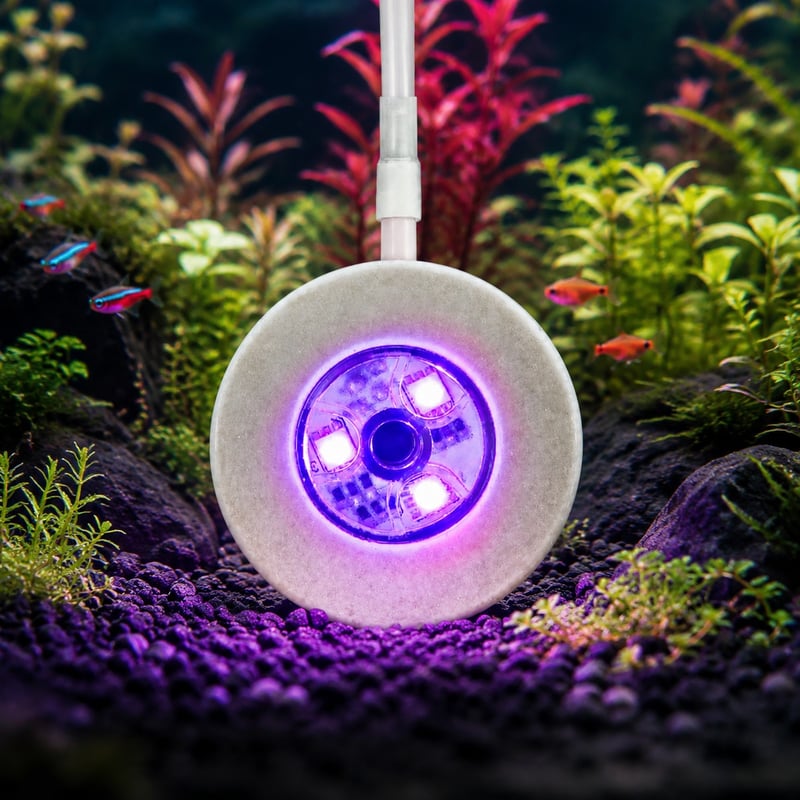 Imagen de detalle 3 de la luz sumergible para acuarios AL-3D WK012, modelo WK012, para compradores mayoristas y OEM de equipos para acuarios