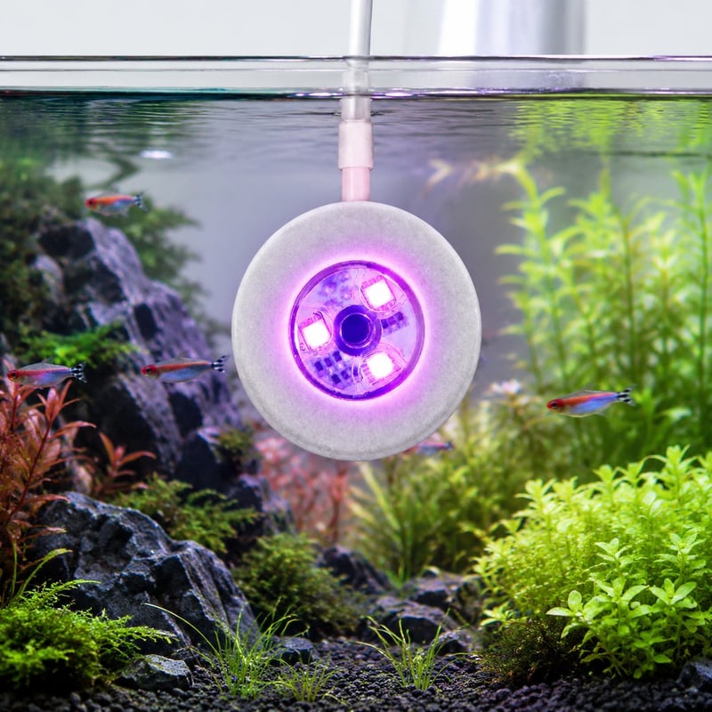 Imagen de detalle 4 de la luz sumergible para acuarios AL-3D WK012, modelo WK012, para compradores mayoristas y OEM de equipos para acuarios
