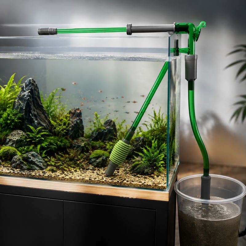 Imagen de las ventajas del modelo WK015 del sifón cambiador de agua para acuarios WK015 para distribuidores de equipos para acuarios y equipos de compras