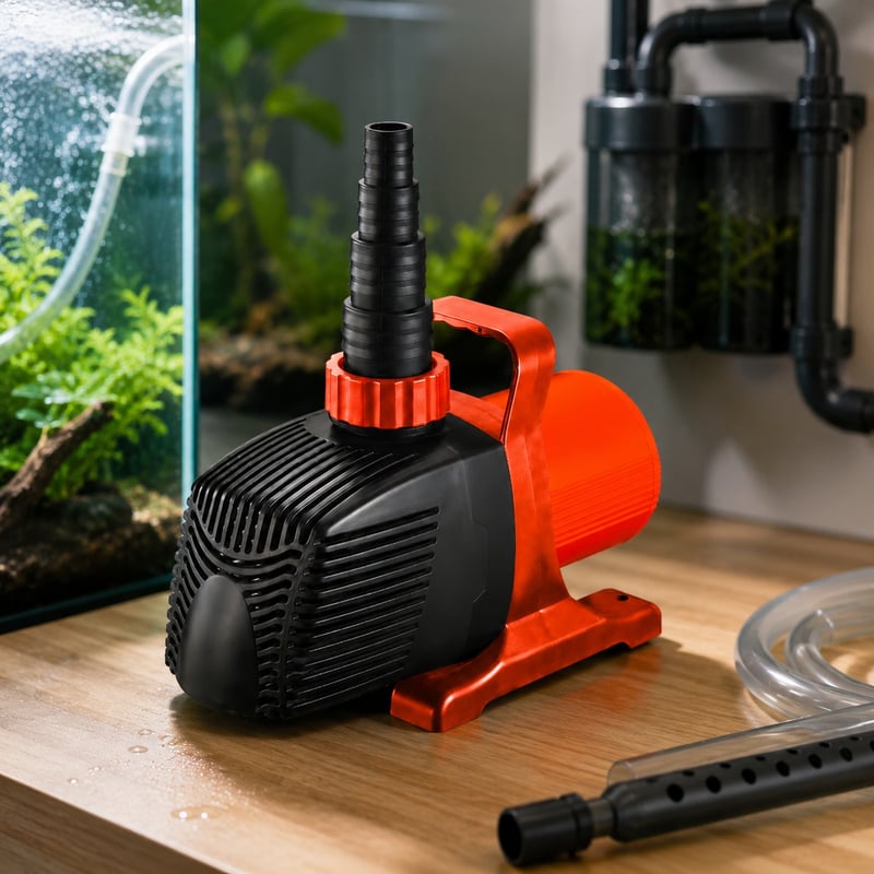 Bomba de agua para acuario de velocidad variable y 4 polos WK024, imagen de ventajas del modelo WK024 para distribuidores y equipos de aprovisionamiento de productos para acuarios