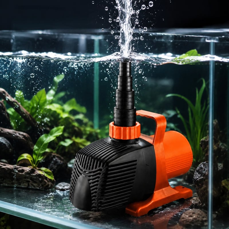 Bomba de agua para acuario de velocidad variable y 4 polos WK026, imagen de detalle 2 del modelo WK026 para compradores mayoristas y OEM de equipos para acuarios