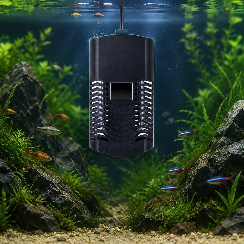 Imagen de detalle 2 del calentador de acuario con pantalla digital WK027, modelo WK027, para compradores mayoristas y OEM de equipos para acuarios
