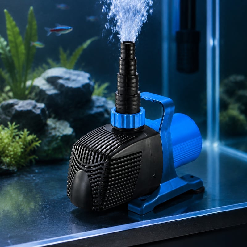 Imagen de rendimiento de la bomba de agua para acuarios de velocidad variable y corriente continua WK031, modelo WK031, para distribuidores y equipos de compras de equipos para acuarios