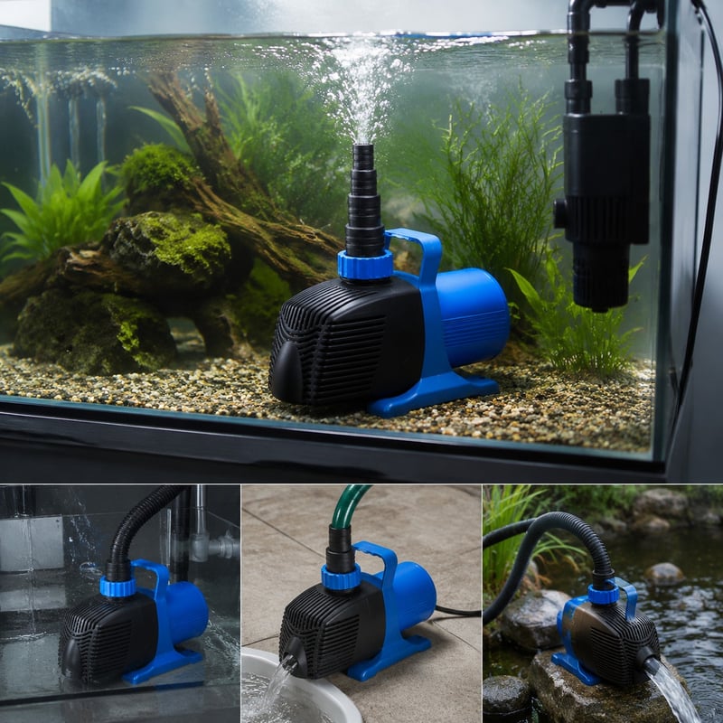 Imagen de funciones de la bomba de agua para acuarios de velocidad variable de CC WK031, modelo WK031, para distribuidores de equipos para acuarios y equipos de compras