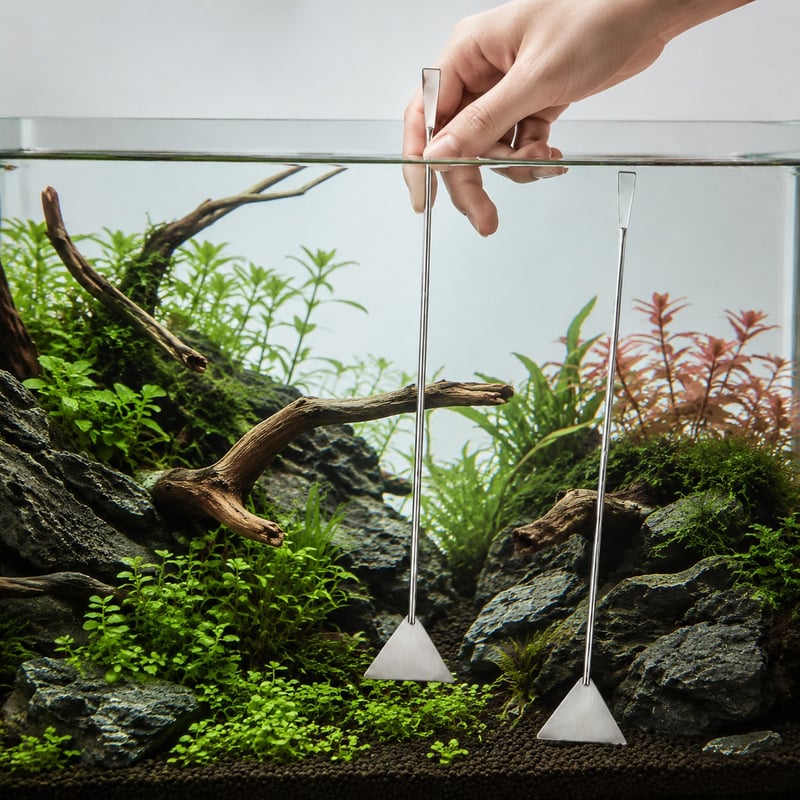Imagen de detalle 3 del juego de herramientas de aquascaping WK037, modelo WK037, para compradores mayoristas y de equipos para acuarios