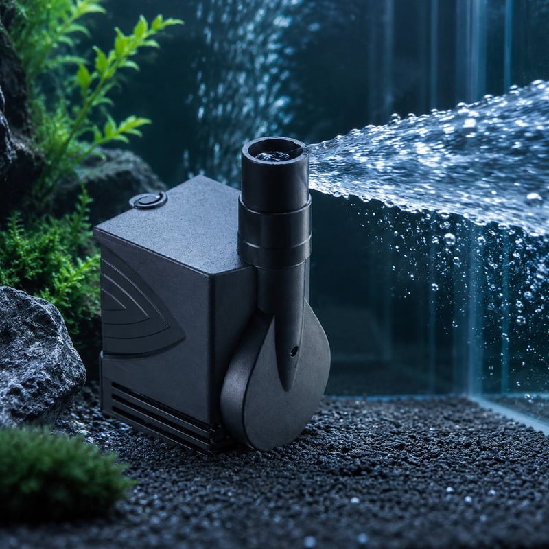 Imagen de detalle 2 de la mini bomba de agua sumergible para acuarios WK042, modelo WK042, para mayoristas de equipamiento para acuarios y compradores OEM