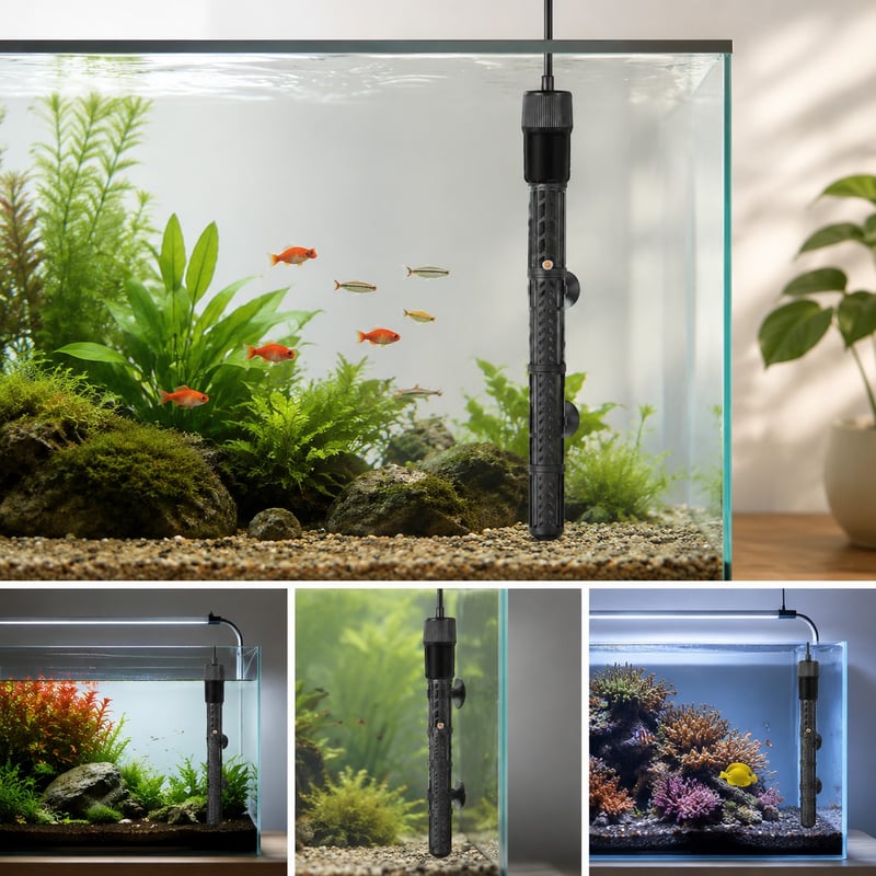 Imagen de detalle 3 del calentador de acuario de cuarzo WK043, modelo WK043, para mayoristas de equipamiento para acuarios y compradores OEM
