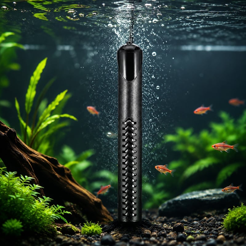 Imagen de detalle 2 del calentador de acuario de cuarzo digital WK045 638, modelo WK045, para compradores mayoristas y OEM de equipos para acuarios