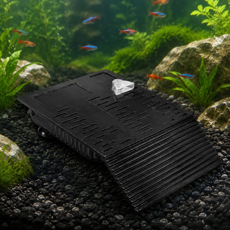 Imagen de detalle 2 del calentador de acuario con plataforma para tortugas WK055, modelo WK055, para compradores mayoristas y OEM de equipos para acuarios