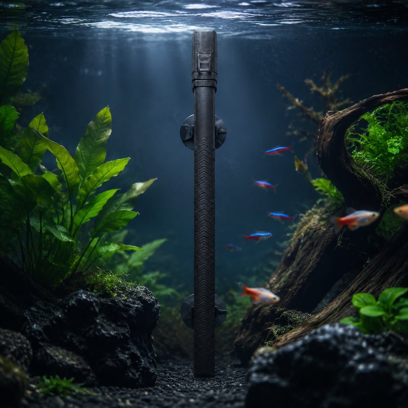 Imagen de detalle 2 del calentador de acuario de fibra de carbono WK059, modelo WK059, para compradores mayoristas y OEM de equipos de acuario