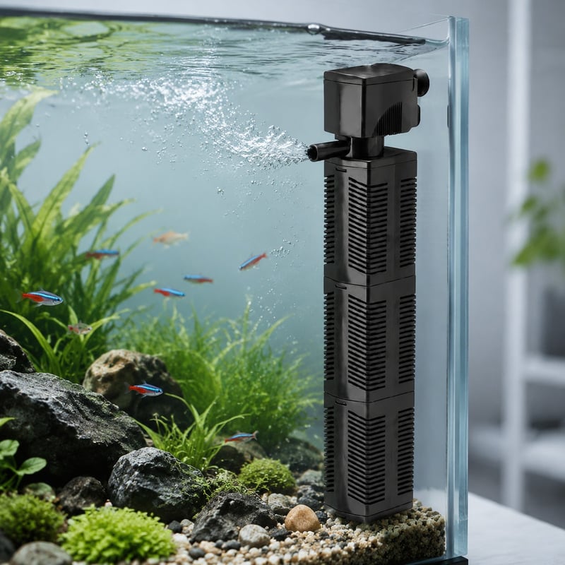 Imagen de detalle 3 del modelo WK066 Internal Aquarium Filter para compradores mayoristas y OEM de soluciones de filtración para acuarios