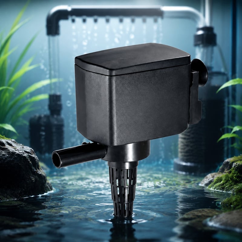 Imagen de detalle 4 de la bomba de agua sumergible para acuarios 3 en 1 WK080, modelo WK080, para compradores mayoristas y OEM de equipos para acuarios