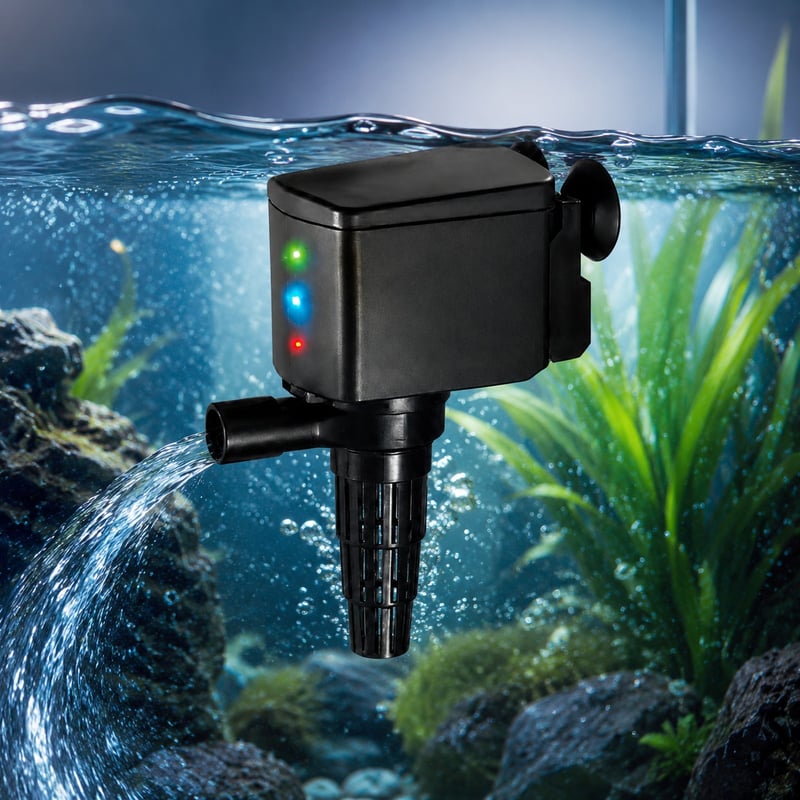 Imagen de ventajas del modelo WK081 de la bomba de agua sumergible para acuarios Hp 600 3 en 1, para distribuidores y equipos de aprovisionamiento de equipos para acuarios