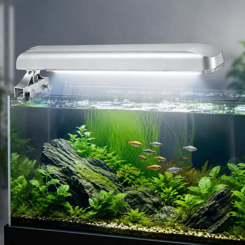 Imagen de detalle 2 del modelo WK094 de la luz para acuarios con clip WK094 PL para compradores mayoristas y OEM de equipos para acuarios