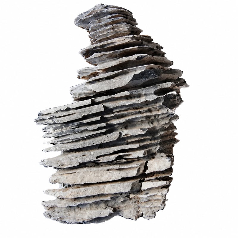 Imagen de ventajas del modelo WK096 Layered Blue Stone para distribuidores y equipos de compras de decoración de acuarios y aquascaping