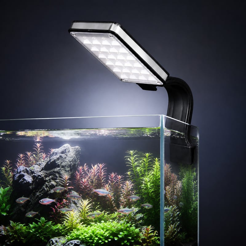Luz LED para acuarios WK104, imagen de detalle 2 del modelo WK104 para mayoristas de equipos para acuarios y compradores OEM