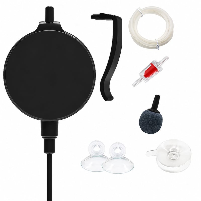 Imagen de funciones de la bomba de aire para acuarios mini WK107, modelo WK107, para distribuidores de equipos para acuarios y equipos de compras