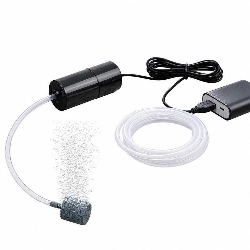 Imagen de detalle 5 de la bomba de aire portátil para acuarios WK111, modelo WK111, para mayoristas y compradores OEM de equipamiento para acuarios