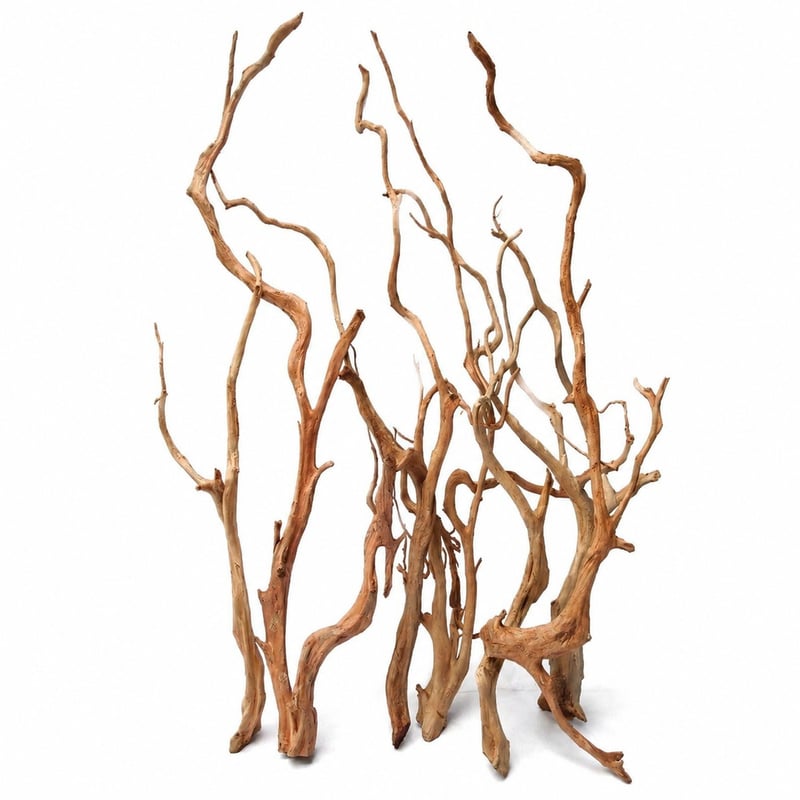 Imagen de detalle 8 de la madera flotante de teca púrpura para acuarios WK114, modelo WK114, para compradores mayoristas y OEM de decoración de aquascaping de acuarios