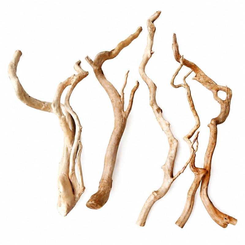 Imagen de detalle 9 de la madera flotante de teca púrpura para acuarios WK114, modelo WK114, para compradores mayoristas y OEM de decoración de aquascaping de acuarios