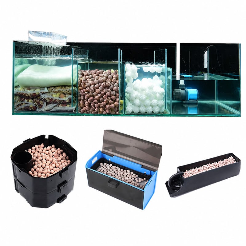 Imagen de rendimiento de las bolas de material biológico de cuarzo WK115, modelo WK115, para soporte de filtración de acuarios y distribuidores y equipos de aprovisionamiento