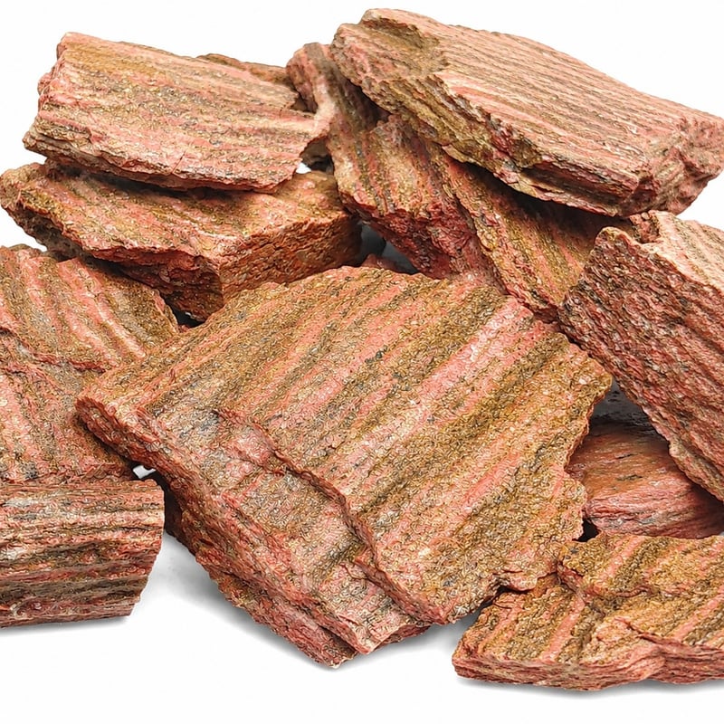 Imagen de detalle 3 del modelo WK118 de la piedra roja columnar para aquascaping WK118 para mayoristas y compradores OEM de decoración de aquascaping para acuarios