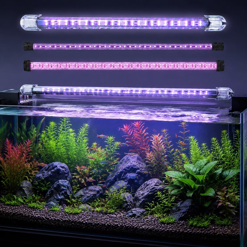 Imagen de las funciones de la luz sumergible para acuarios de arowana WK130, modelo WK130, para distribuidores de equipos de acuario y equipos de compras