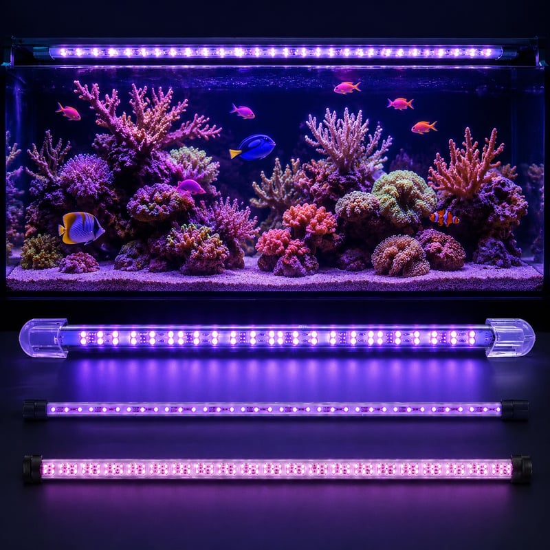 Imagen de las ventajas de la luz sumergible para acuarios de arowana WK130, modelo WK130, para distribuidores de equipos de acuario y equipos de compras