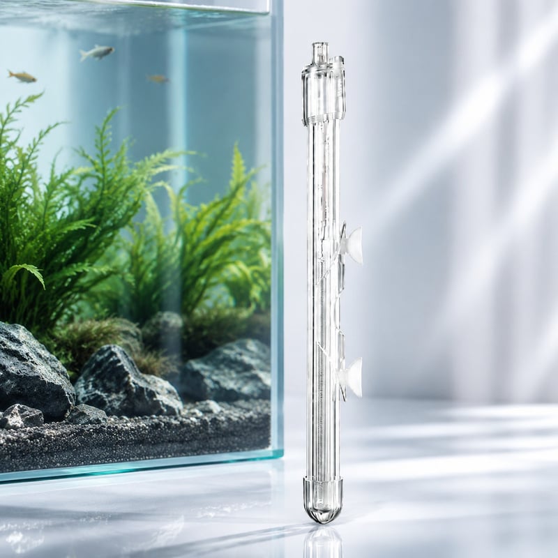Imagen de ventajas del calentador de acuario de cuarzo WK131, modelo WK131, para distribuidores de equipos para acuarios y equipos de abastecimiento