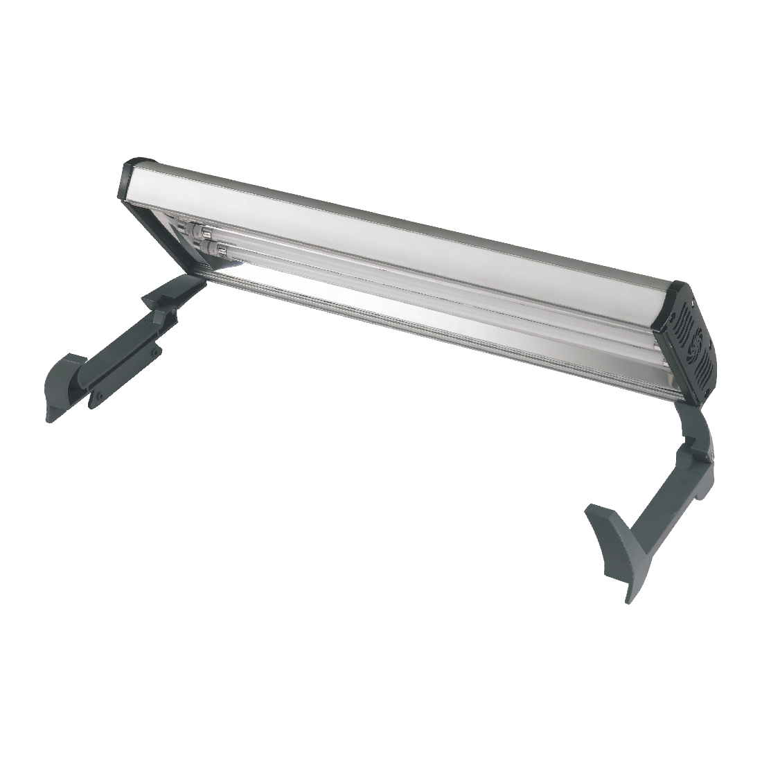 Imagen de detalle 2 de la luminaria para acuarios WK136 de 4 tubos T5 HO, modelo WK136, para compradores mayoristas y OEM de equipos para acuarios