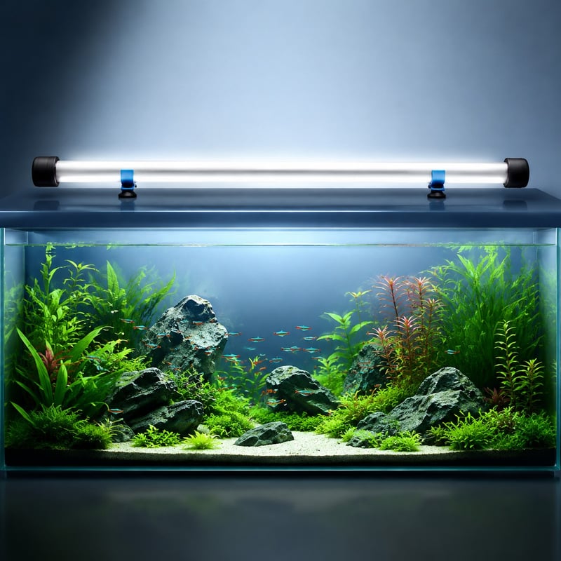 Imagen de detalle 4 de la luminaria sumergible para acuario T5 T8 T9 WK137, modelo WK137, para compradores mayoristas y OEM de equipos para acuarios