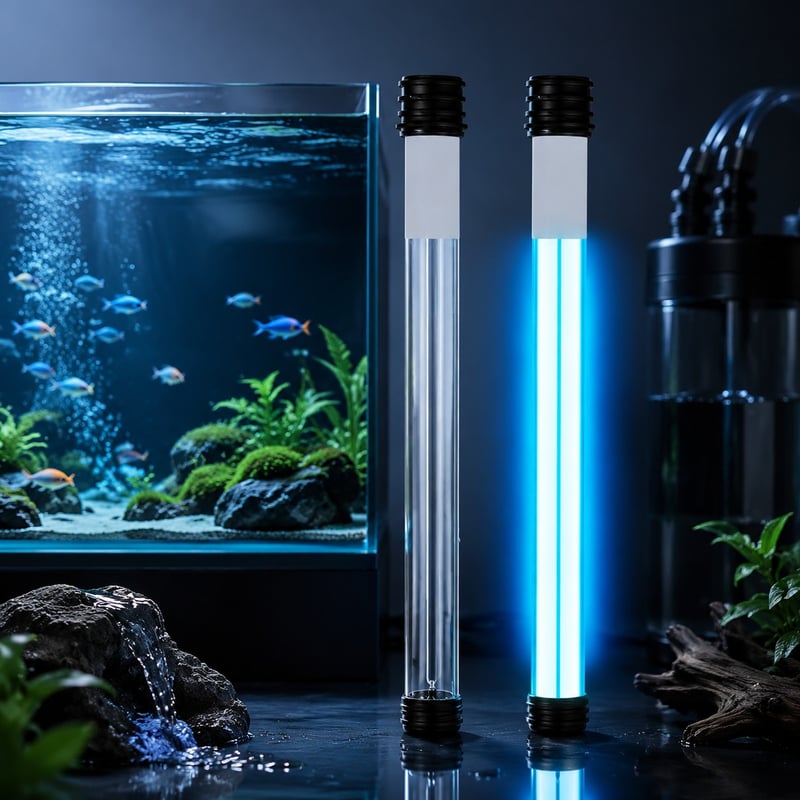 Imagen de detalle 2 del esterilizador UV para acuarios de doble tubo WK141, modelo WK141, para mayoristas y compradores OEM de equipos para acuarios