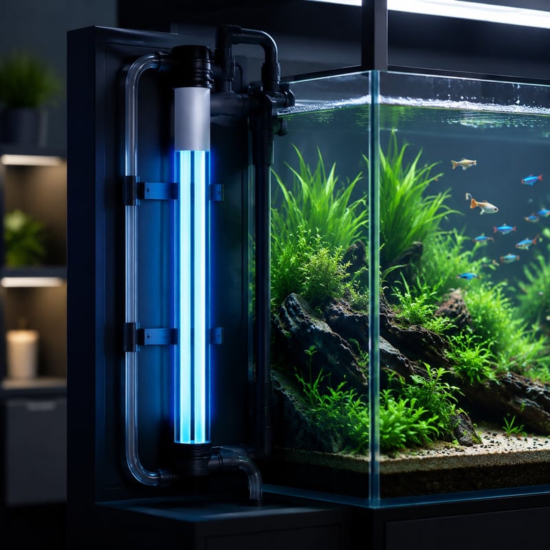 Imagen de detalle 3 del esterilizador UV para acuarios de doble tubo WK141, modelo WK141, para mayoristas y compradores OEM de equipos para acuarios
