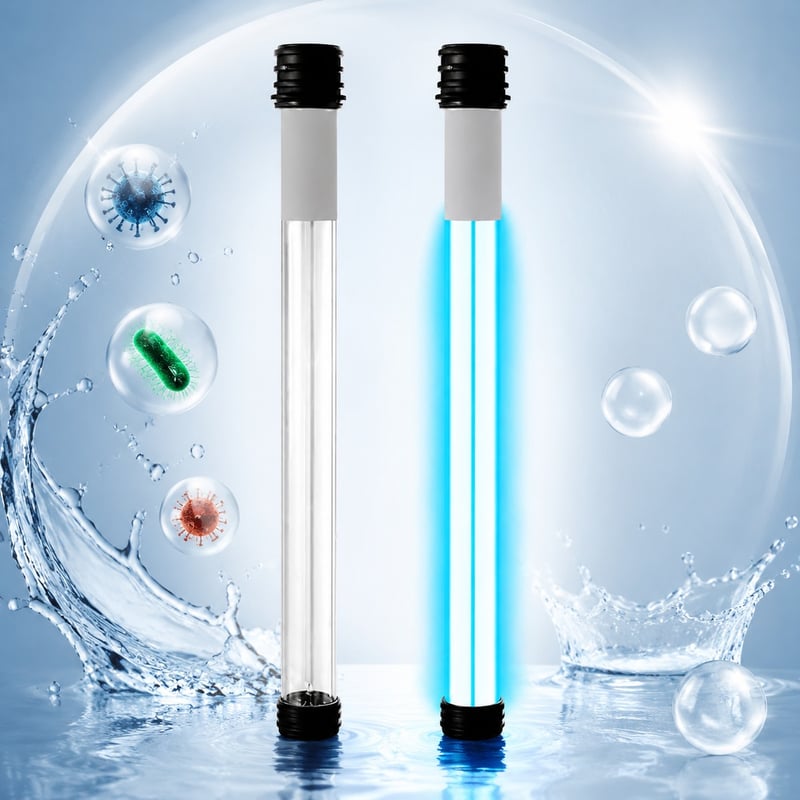 Imagen de detalle 4 del esterilizador UV para acuarios de doble tubo WK141, modelo WK141, para mayoristas y compradores OEM de equipos para acuarios