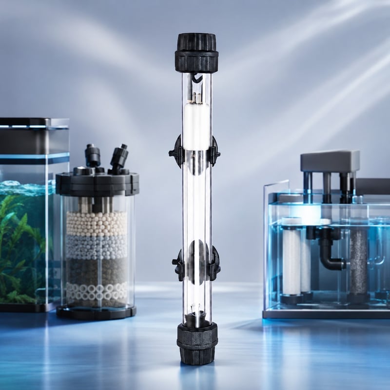Imagen de ventajas del esterilizador UV sumergible para acuarios WK142, modelo WK142, para distribuidores y equipos de abastecimiento de equipos para acuarios