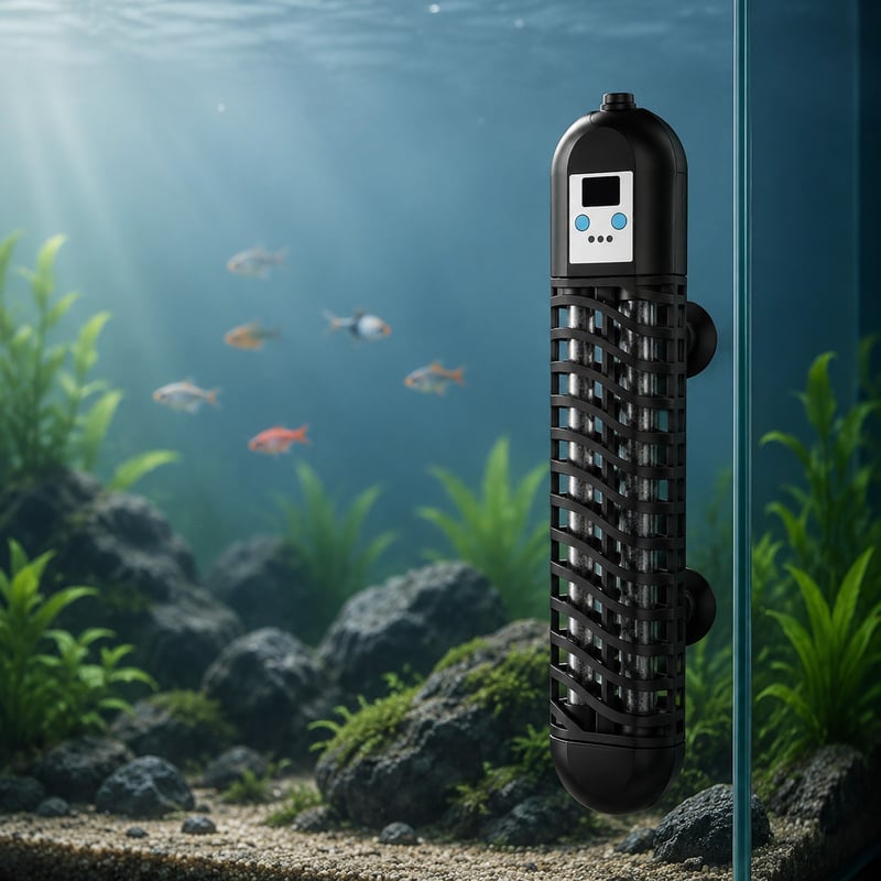 Imagen de ventajas del calentador de cuarzo digital de doble tubo para acuarios WK149, modelo WK149, para distribuidores y equipos de compras de equipamiento para acuarios